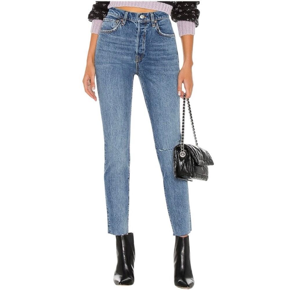 We The Free Women’s Stella High Rise Skinny Jeans Mountain Lake Wash Size 28